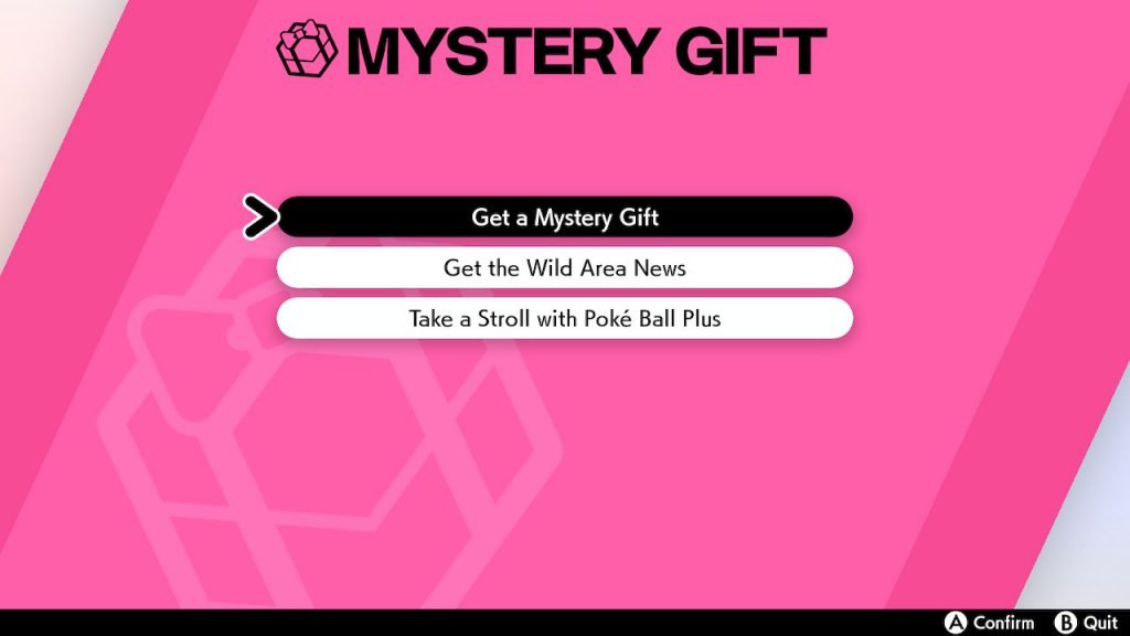 Pokemon Sword and Shield Mystery Gift