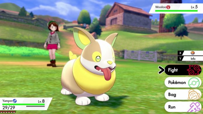 pokemon sword and shield yamper