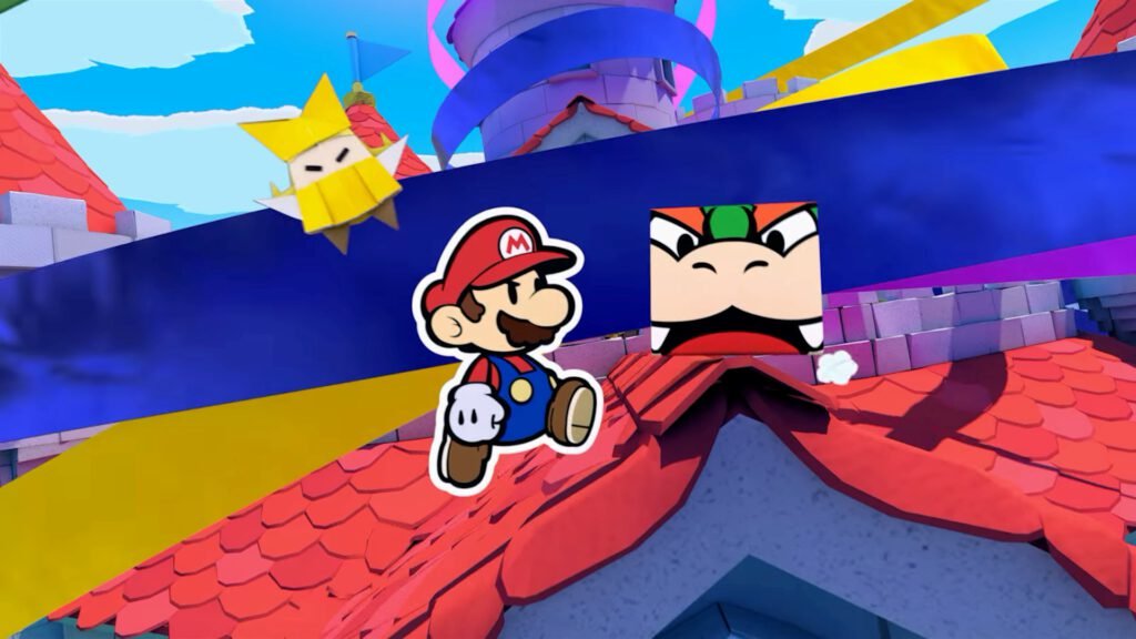 paper mario the origami king bowser