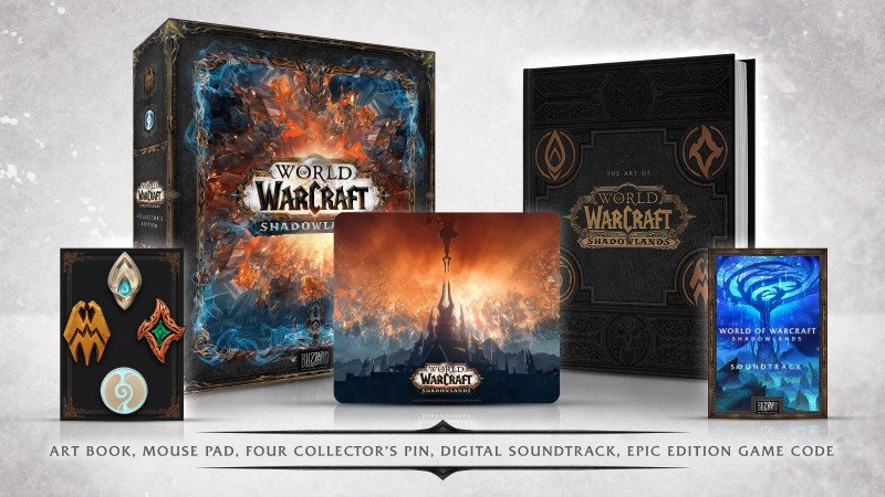 world of warcraft shadowlands collectors edition