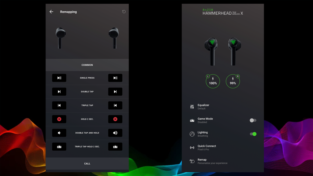 Hammerhead TWS X Headphones app
