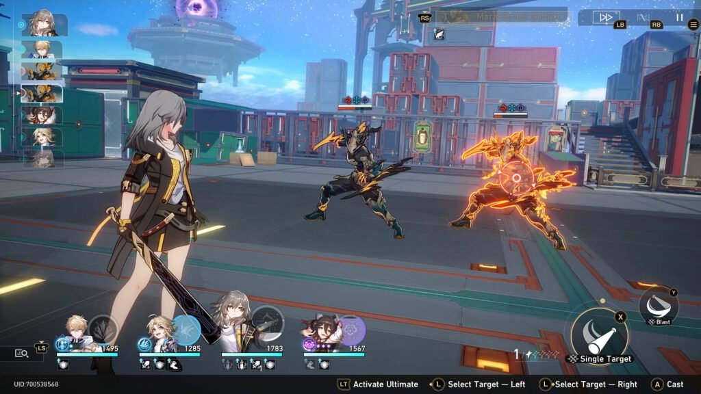 Honkai: Star Rail combat