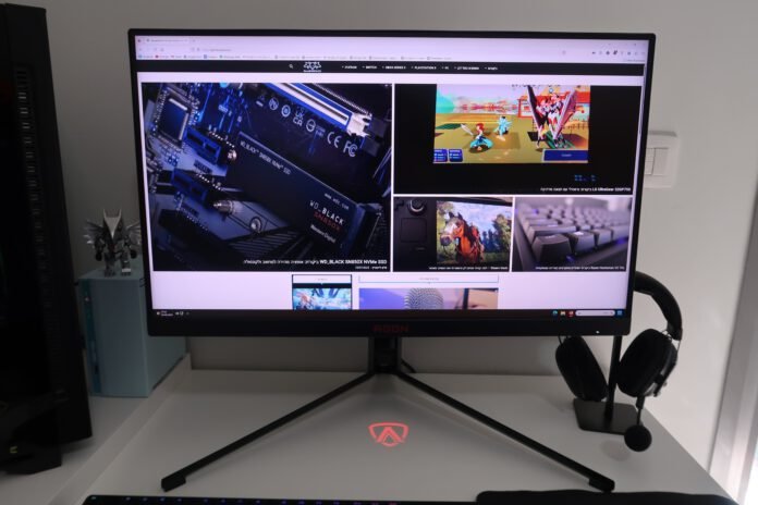 AOC AGON 4 AG274QZM ביקורת: מסך מרשים ועמוס פיצ'רים