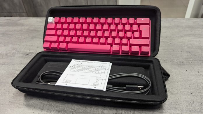 Logitech G Pro X 60 Wireless Keyboard Whats in the case