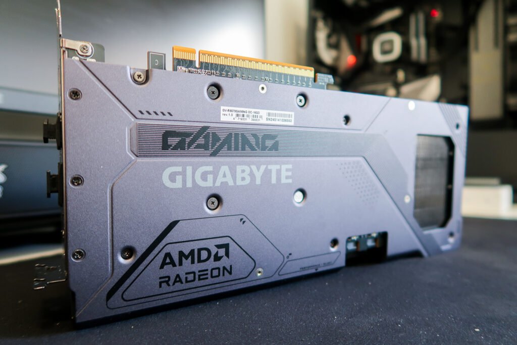 RX9070 Graphic Card back plate