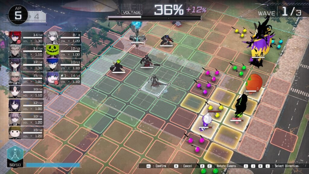 Hundred Line: Last Defense Academy gameplay