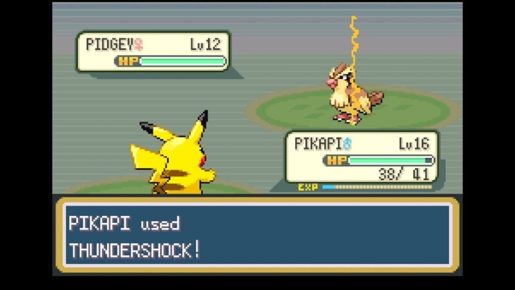 Pokemon Fire Red Leaf Green battle