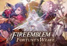 Fire Emblem: Fortune's Weave – הסאגה מתחילה בספטמבר הקרוב! Group of Fire Emblem characters posed in dynamic battle stances for Fortune's Wave promotional art.