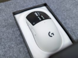 Logitech Pro X2 Superstrike mouse in box