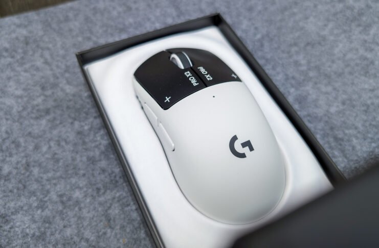 Logitech Pro X2 Superstrike mouse in box