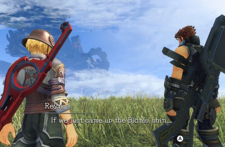 Xenoblade Chronicles Defiintive Edition Switch 2 view