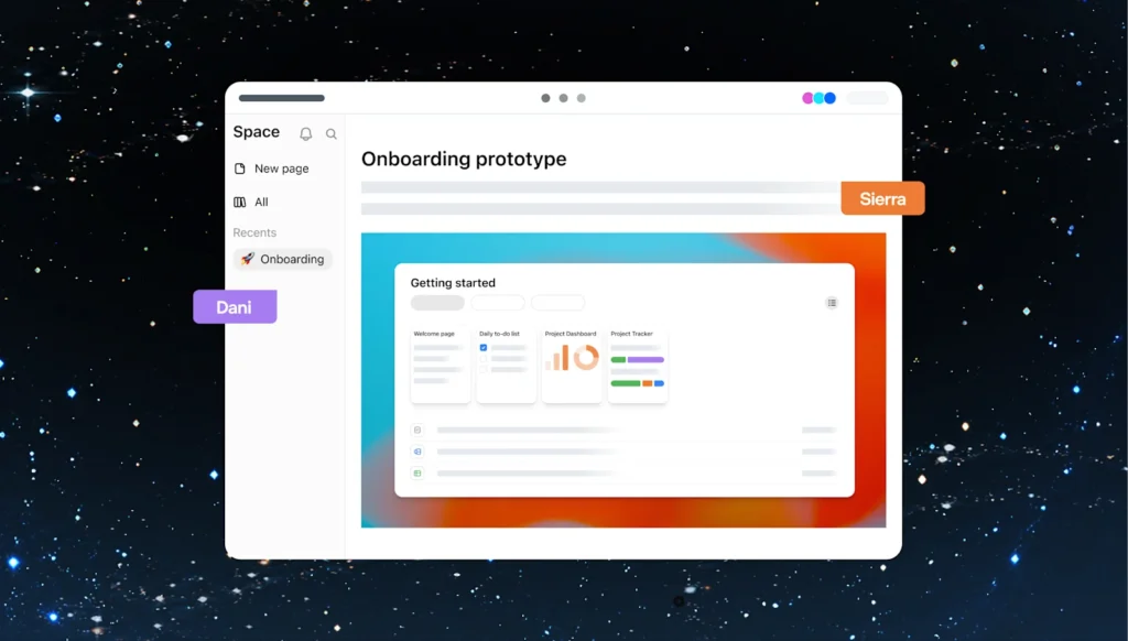 הדגמת מוצר: עבודה על דף משותף ב-ChatGPT Space. תמונה: OpenAI · למקור הרשמי הדגמת מוצר: עבודה על דף משותף ב-ChatGPT Space
